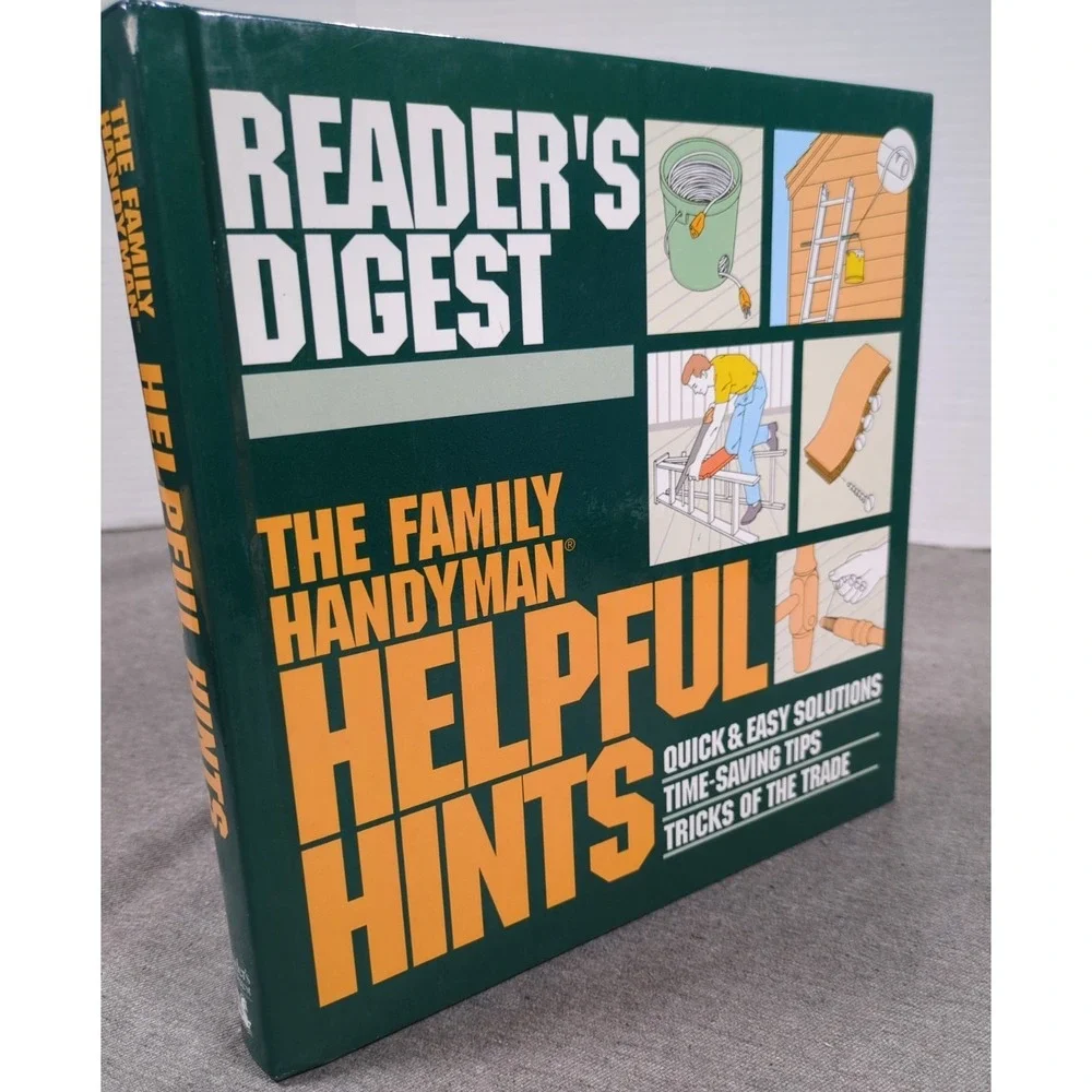 1995 Readers Digest The Family‎ Handyman Helpful Hints Vintage Hardcover